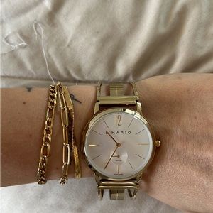 D’Mario of Switzerland Gold watch